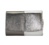 Mirror-Effect Rush Clutch, &pound;320, Handbags, Grey, Leather, Back view